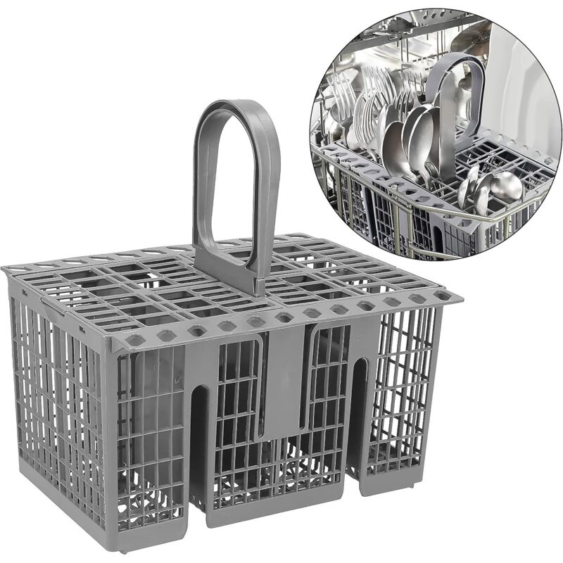 foto del prodotto universalecestello per posate di grandi dimensioni per lavastoviglie hotpoint 99673 8729, c00257140, c00386607 grigio