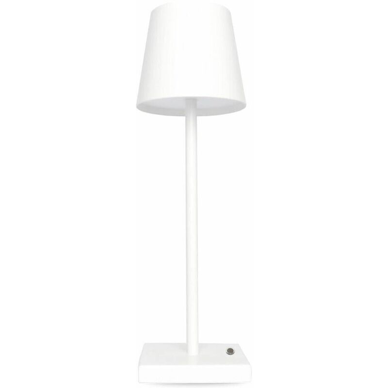 foto del prodotto universo lampada da tavolo ricaricabile usb 3 colori luce bianca calda naturale lume 10 w