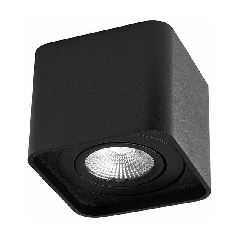 foto del prodotto universo porta faretto orientabile da soffitto portafaretto supporto esterno nero p34n1
