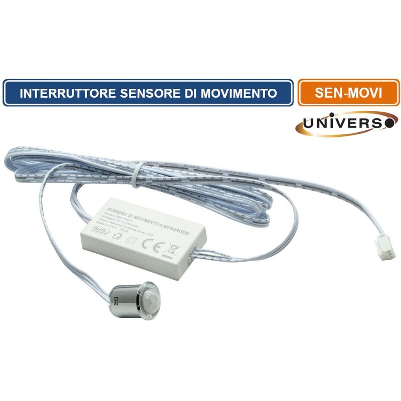 foto del prodotto universo sen movi interruttore con sensore di movimento per strip led ip20