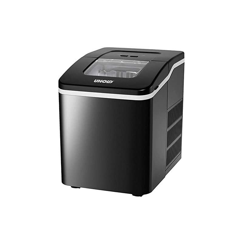 foto del prodotto unold 48935 freeze fabbricatore di cubetti di ghiaccio 1,6 l, 60 cubetti di ghiaccio in 1 ora, luce di controllo, funzione di pulizia, senza bpa,