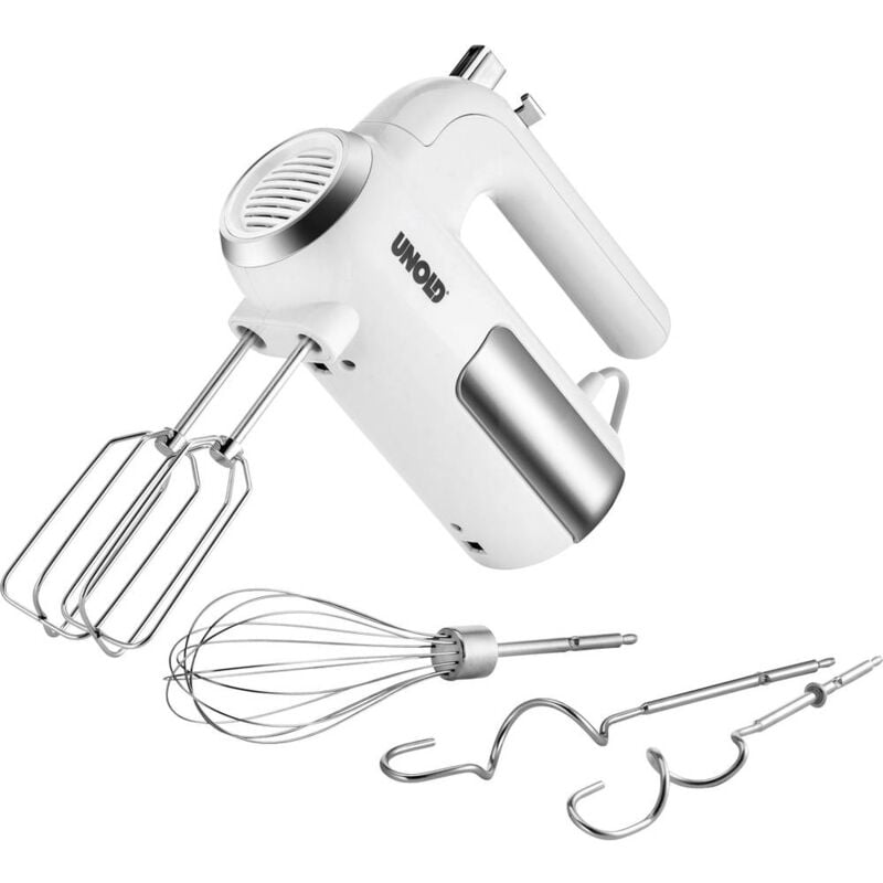 foto del prodotto unold 78710 sbattitore elettrico 450 w bianco, acciaio inox