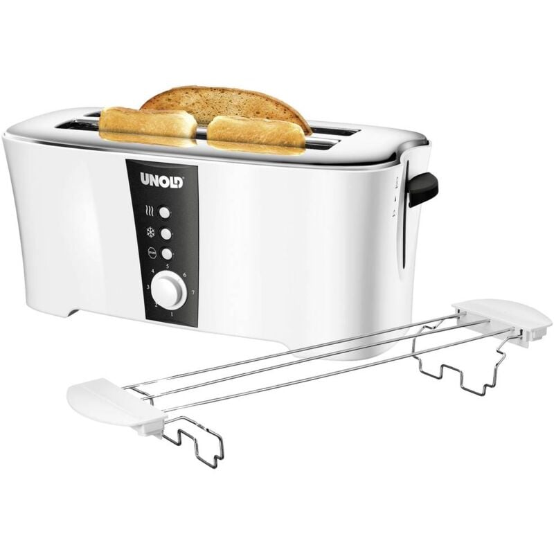 foto del prodotto unold design dual tostapane custodia cool touch bianco, nero