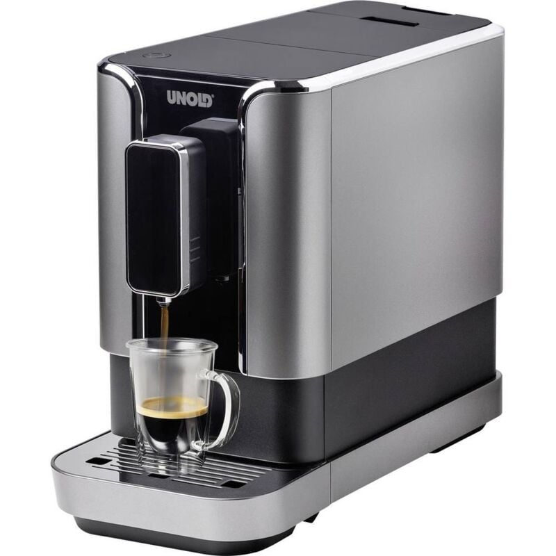 foto del prodotto unold luca 28835 macchina per caff automatica nero argento