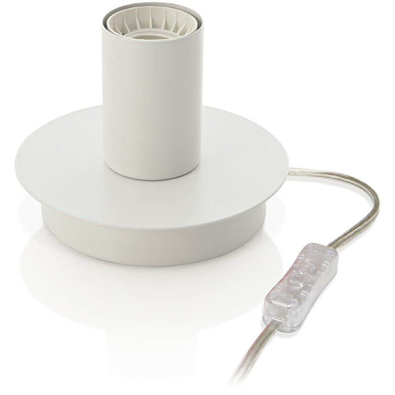 foto del prodotto up and down lumetto in metallo colore bianco attacco e27