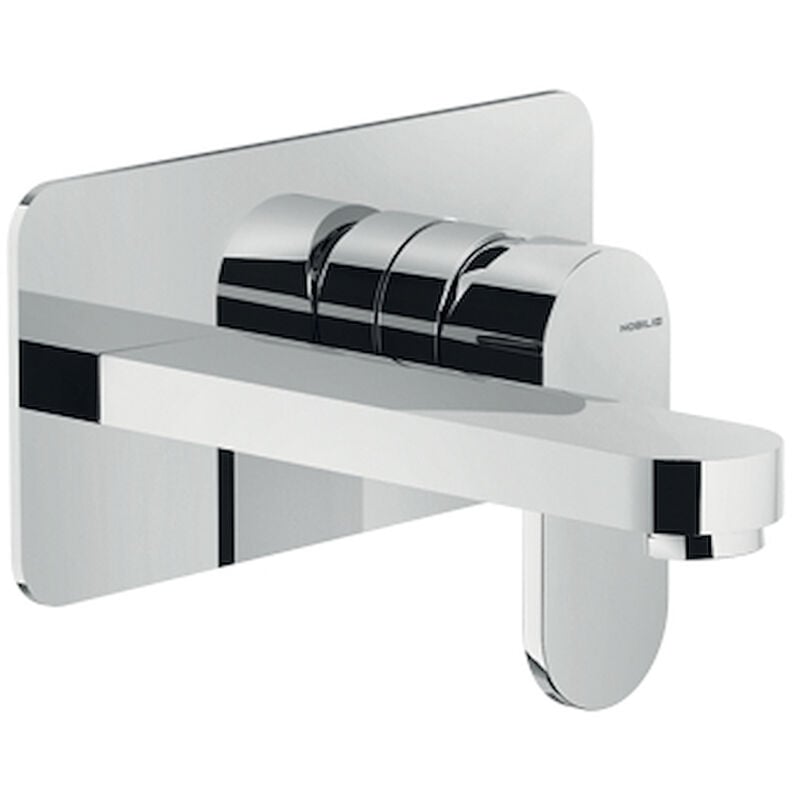 foto del prodotto up rubinetto lavabo a parete senza piletta codice prod up94198cr nobili