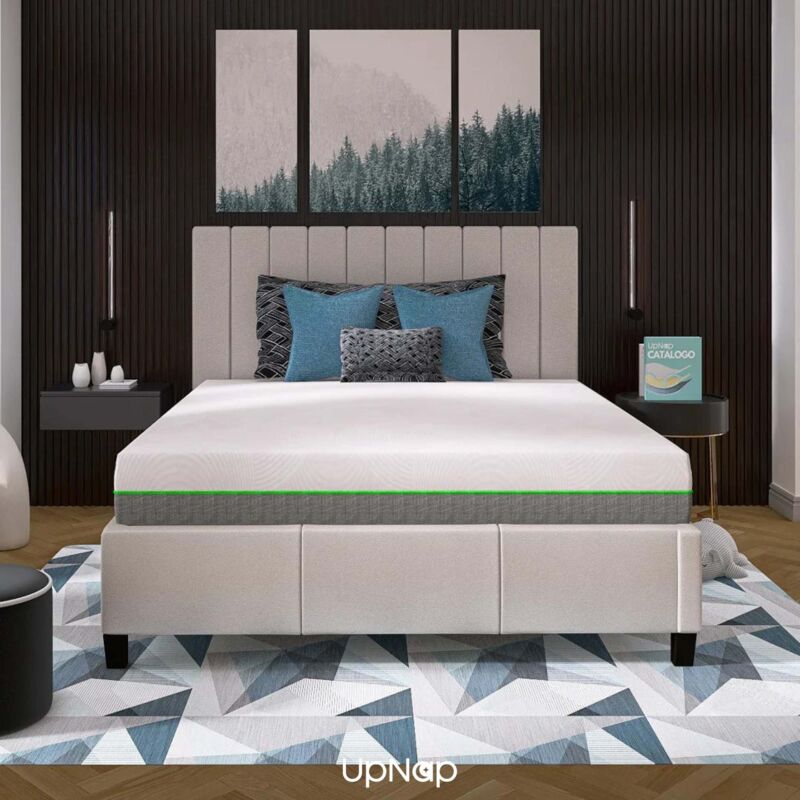 foto del prodotto upnap - chronos ice - materasso in memory foam breeze e molle insacchettate - alto 25 cm - taglia singolo 80 x 190