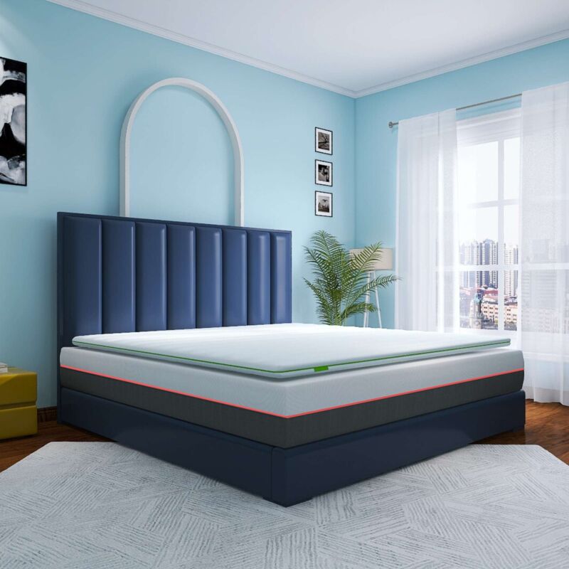 foto del prodotto upnap didy ice topper memory foam breeze 9 zone alto 5 cm taglia singolo 80 x 190