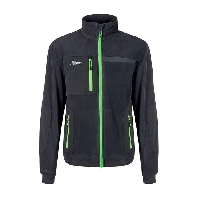 foto del prodotto upower felpa asphalt grigio verde taglia l venus