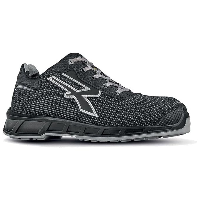foto del prodotto upower scarpe jackson grigio silver basse numero 43 s3