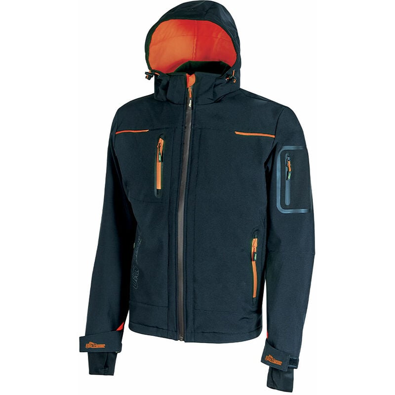 foto del prodotto upower space giubbino piumino giacca da lavoro impermeabile antivento invernale colore deep blu taglia 2xl