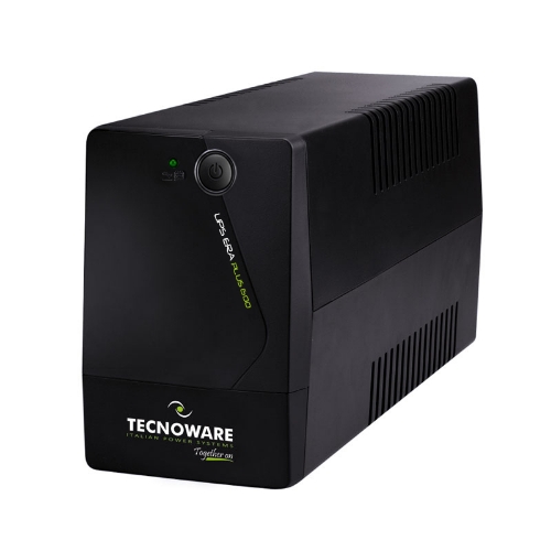 foto del prodotto ups tecnoware era plus 600 600va 420w tecnologia lineinteractive con stabilizzatore onda pseudosinusoidale schuko fgcerapl602sch