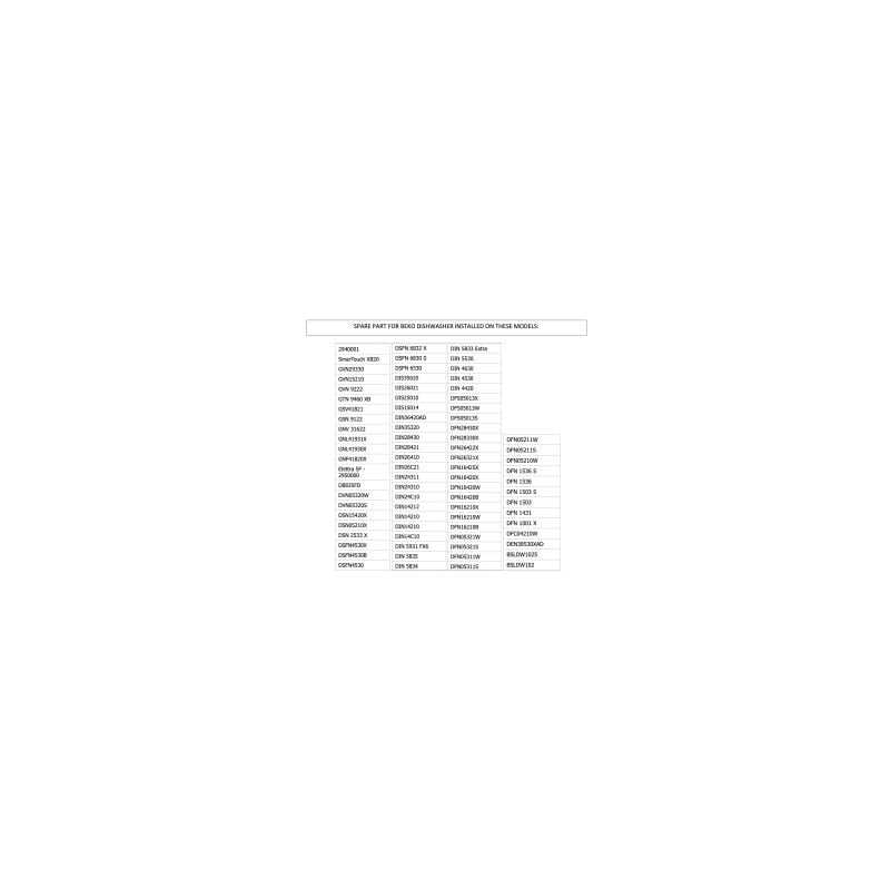 foto del prodotto upshop.eu 1881050300 batch di 2 stringhe per chari per lavastoviglie beko 1881050300