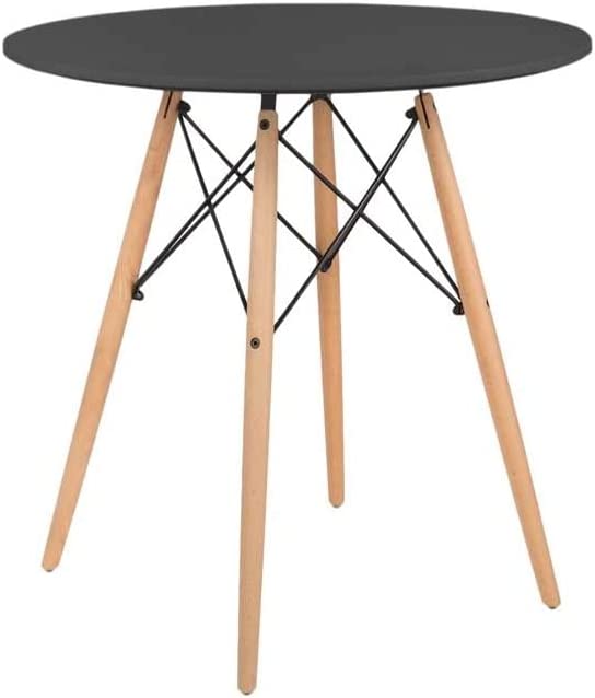 foto del prodotto urban industrialtavolo tdo in mdf 80 x h74 cm in colore nero