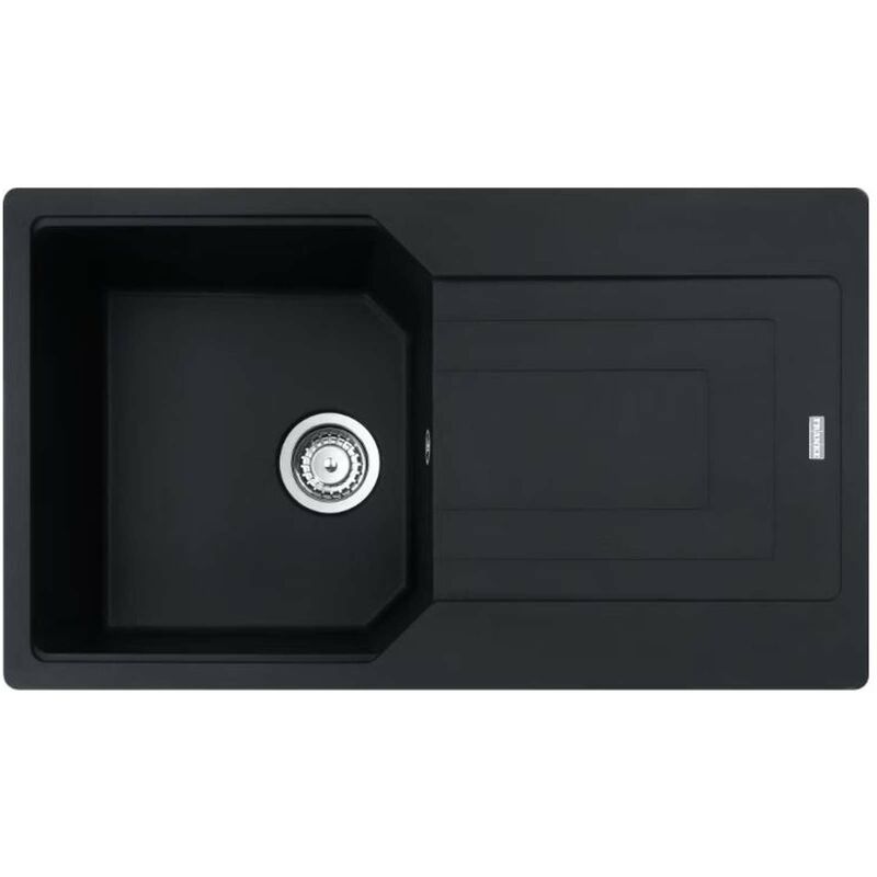 foto del prodotto urban lavello in fragranite ubg 611 86, 86x50 cm, nero opaco 114.0700.111 franke