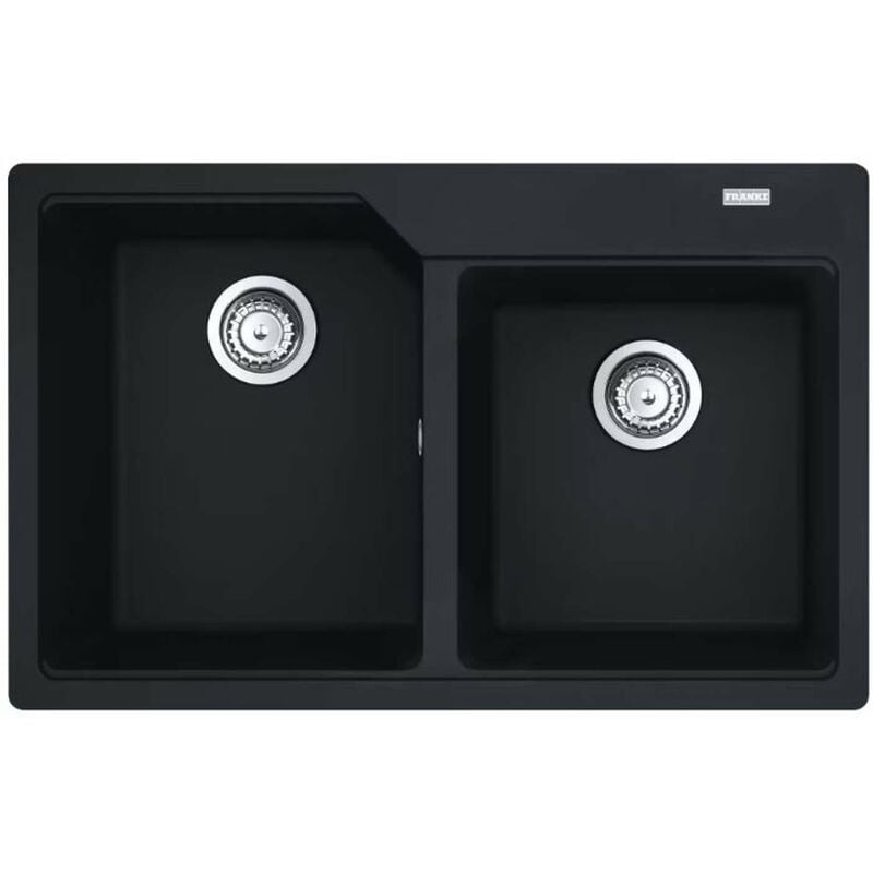 foto del prodotto urban lavello in fragranite ubg 620 78, 78x50 cm, nero opaco 114.0700.117 franke