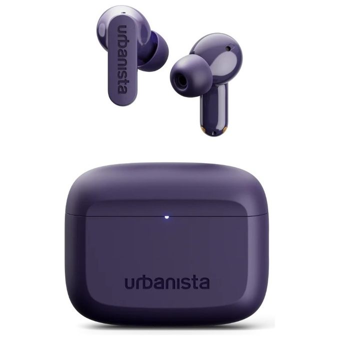 foto del prodotto urbanista palo alto earbuds in-ear true wireless anc bt5.3 usb-c dusk purple