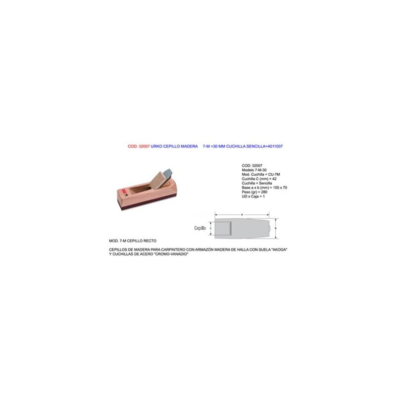 foto del prodotto urko pialla per legno 7 m lama singola da 30 mm 4011007