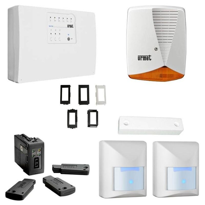 foto del prodotto urmet kit antifurto easy ir sensori kit chiave e sirena 1061 906