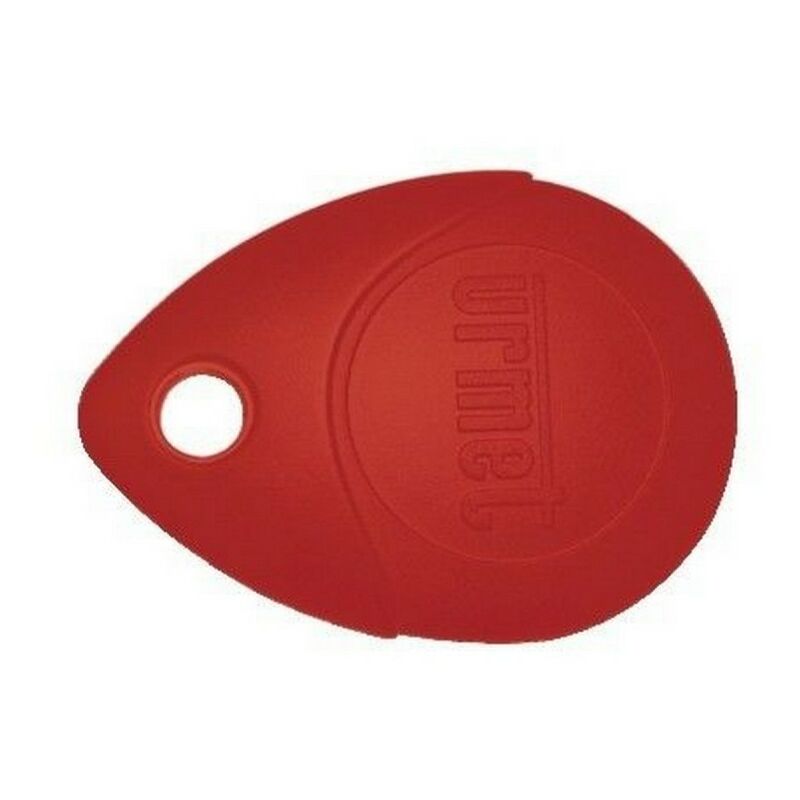 foto del prodotto urmet memoprox chiave di prossimit mifare 13,56 mhz rossa con occhiello in metallo