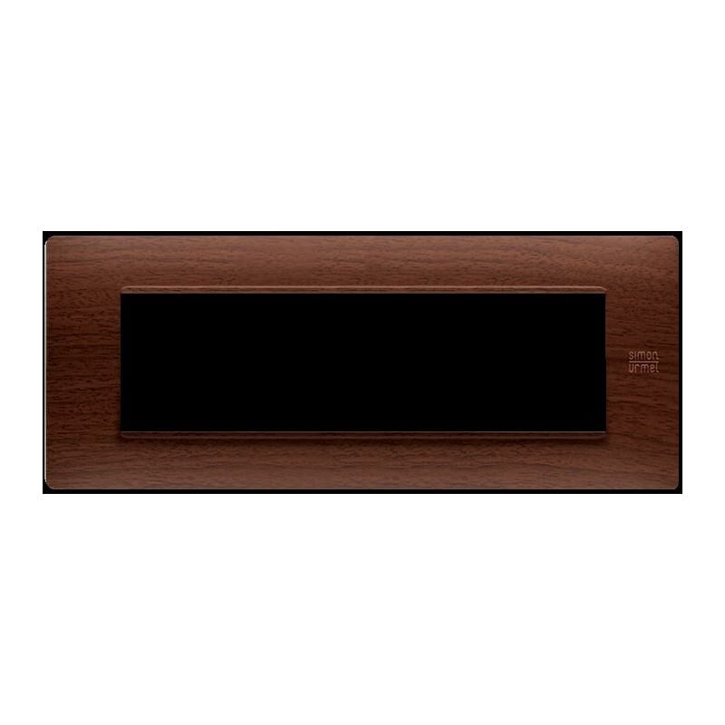 foto del prodotto urmet placca in tecnopolimero, rovere, 7 moduli nea flexa 11807.rv