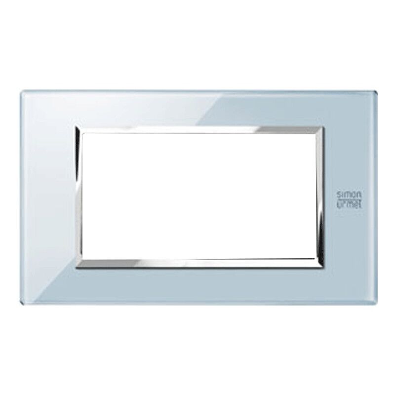 foto del prodotto urmet simon nea placca 4 moduli azzurro cielo 13004.az