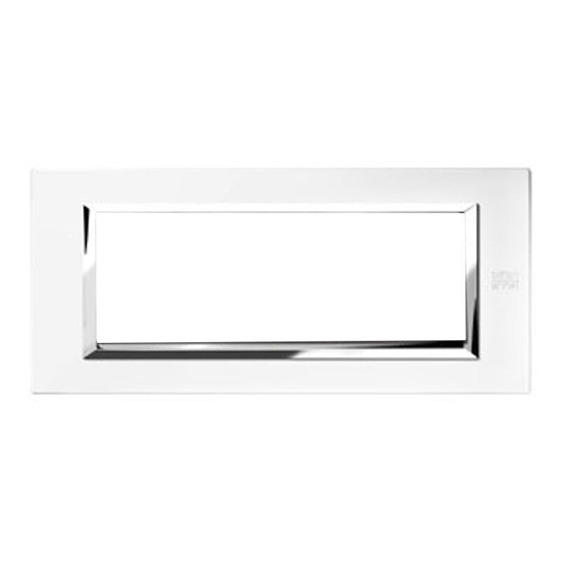 immagine 0 del prodotto urmet simon nea placca 6 moduli bianco perla 13906.bp