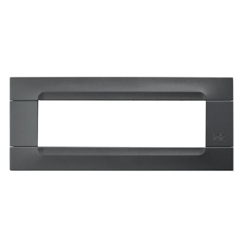 foto del prodotto urmet simon nea placca 7 moduli colore nero auckland 10807.04