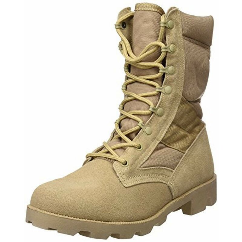 foto del prodotto us army desert combat jungle patrol stivali da uomo in pelle scamosciata, colore kaki, 42 eu