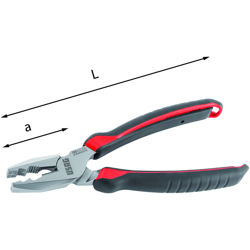 foto del prodotto usag 155 ax pinza universale multifunzione impugnatura ergonomica