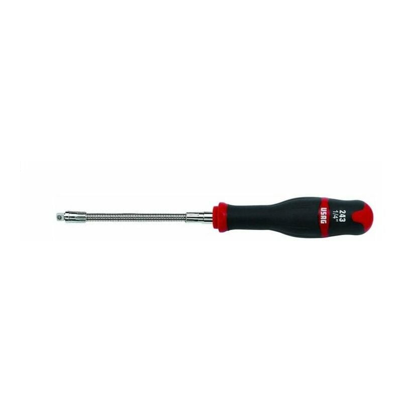 foto del prodotto usag 243 1 4 sn giravite cacciavite portabussole flessibile per bussolotti