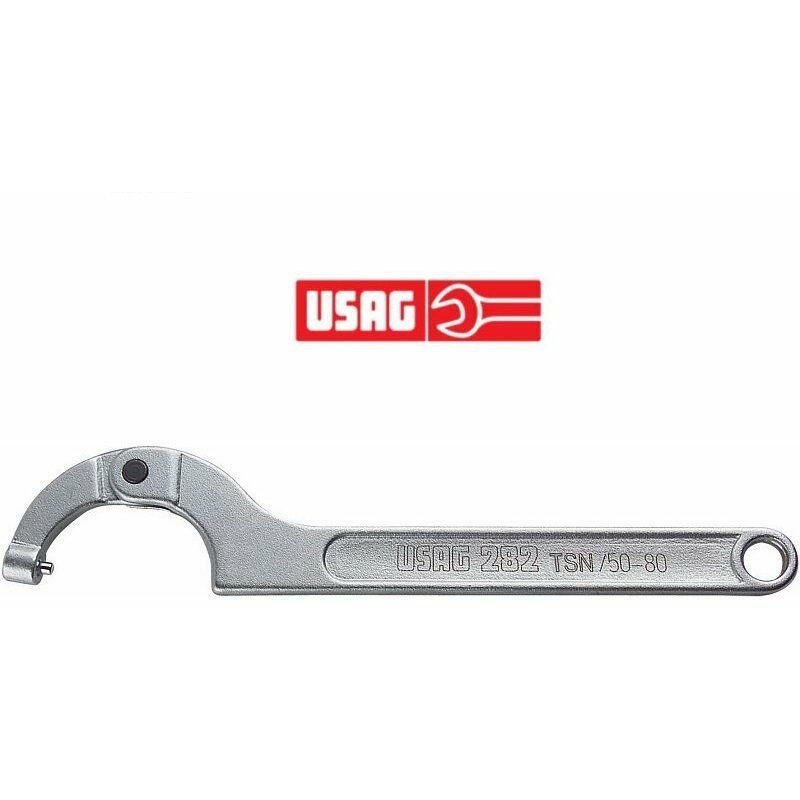 foto del prodotto usag 282 tsn chiave a settore snodata con nasello tondo chiavi per ghiere