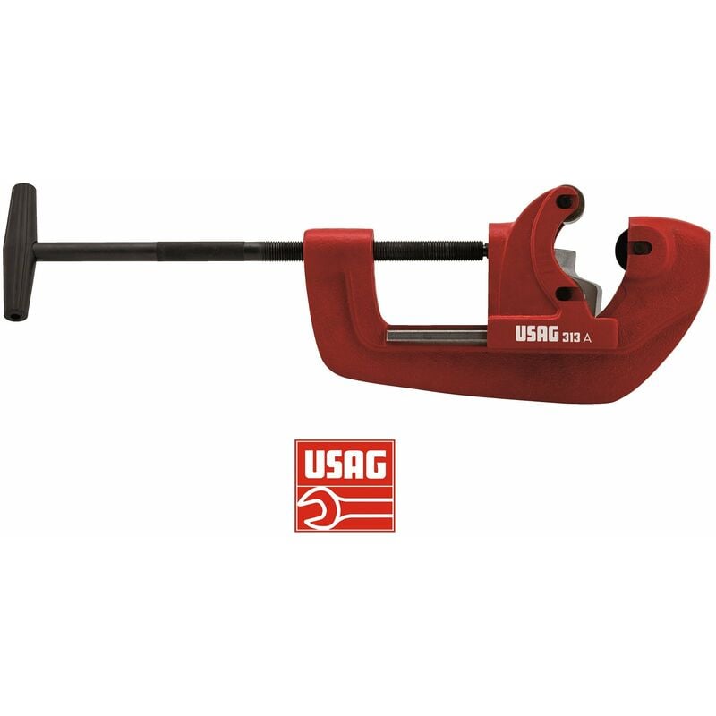 foto del prodotto usag 313 a taglia tubo per acciaio e inox per tubi da 1 8 a 2 pollici 10 60 mm 