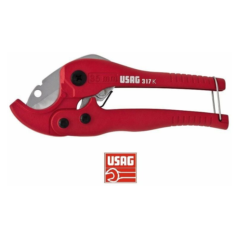 foto del prodotto usag 317 k tagliatubo tagliatubi cesoia per tubi profilati plastica pex pehd pvc