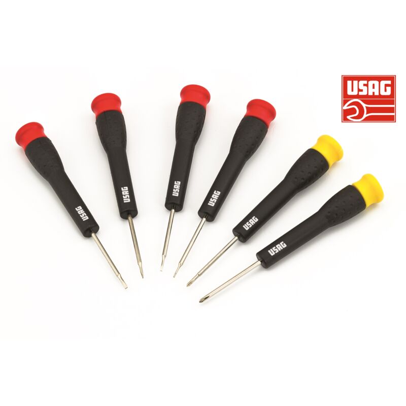 foto del prodotto usag 341 sh6 serie micro giraviti di precisione a croce e taglio p. occhiali ec