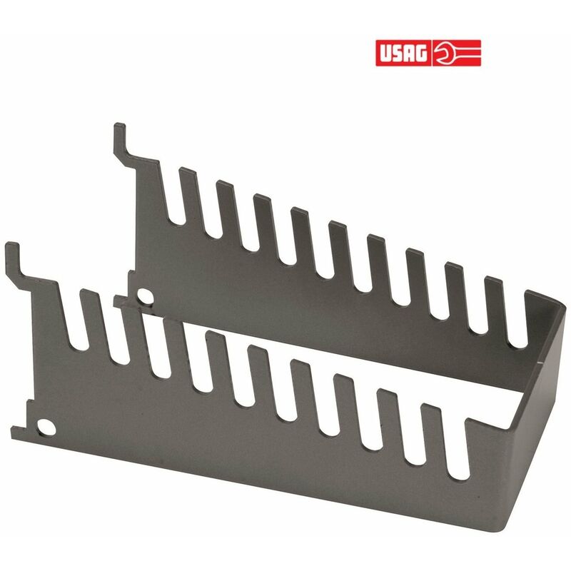 foto del prodotto usag 6002 gd supporto per chiavi a forchetta 252 doppie da 5 e 10 posti pannello