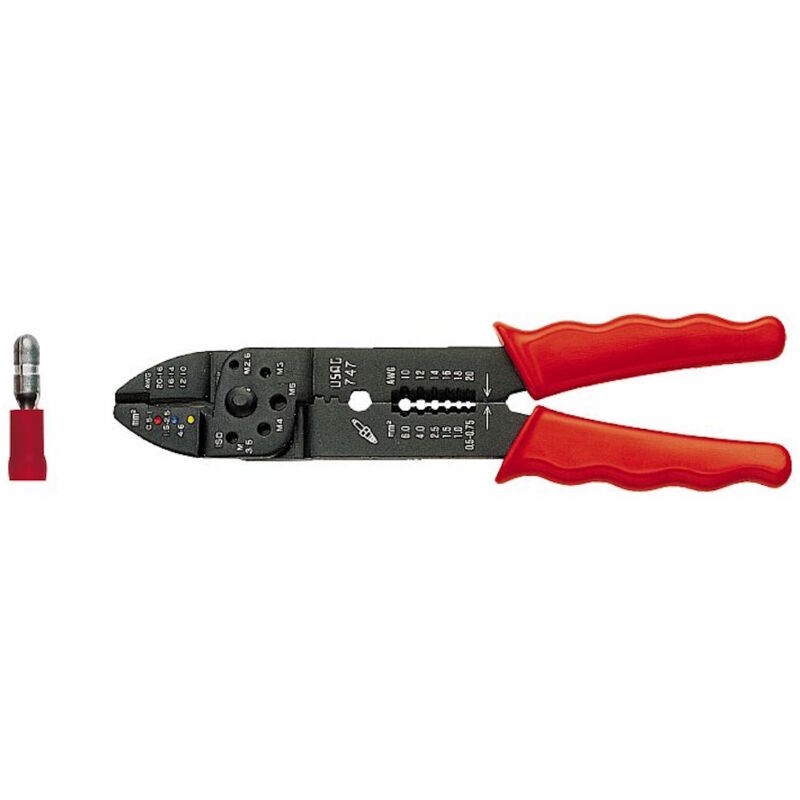 foto del prodotto usag 747 pinza per capicorda preisolati u07470001