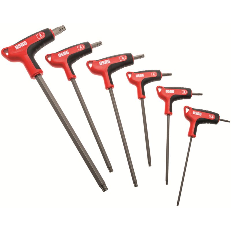 foto del prodotto usag serie 6 chiavi maschio esagonale speciale x grip 280 hx se6