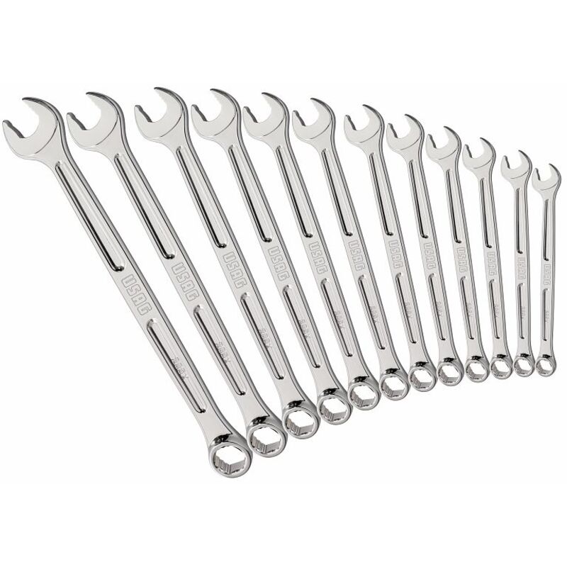 foto del prodotto usag serie di 12 chiavi combinate con profili speciali 285 x b12