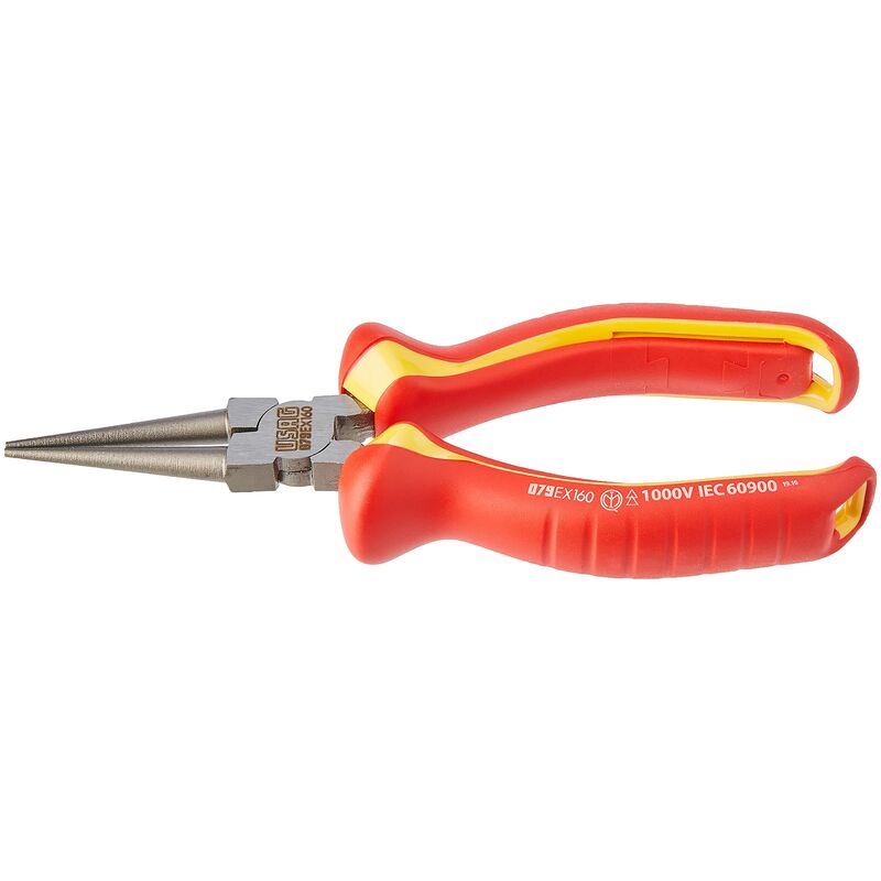foto del prodotto usag u00790103 pinza isolata 1000v a becchi tondi, rosso
