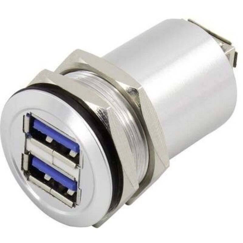 foto del prodotto usb-14 presa doppia da incasso usb a 3.0 presa contenuto 1 pz. - tru components