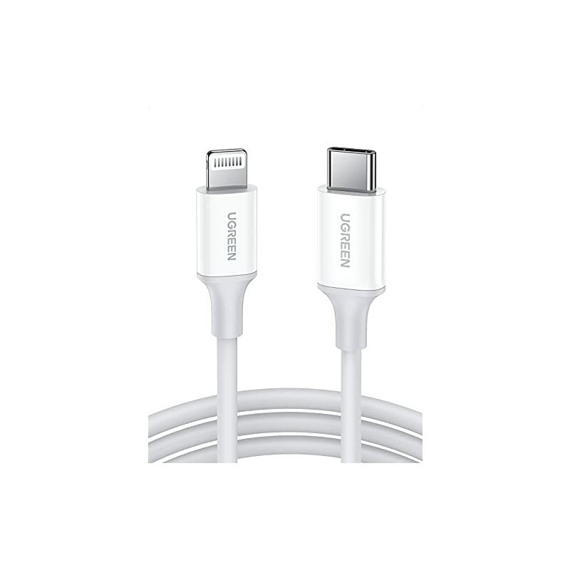 foto del prodotto usb c to lightning 3ft cable usb c to lightning 3ft mfi pd certified fast charging compatiblewith iphone 14 14 pro, iphone 13 13 pro, iphone 12 12