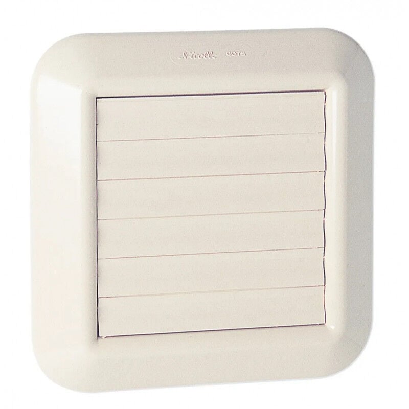 foto del prodotto uscita d aria per cappa e asciugatrice 200x200, bianco, con alette mobili