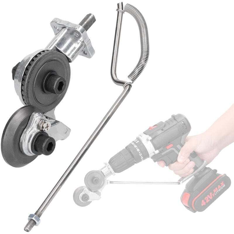 foto del prodotto utensile da taglio per trapano elettrico utensile da taglio per lamiera strumento di conversione utensile da taglio per trapano elettrico per