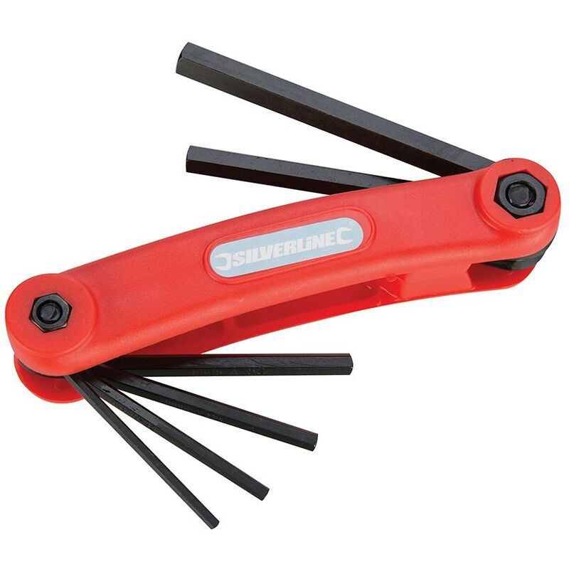 foto del prodotto utensile di 7 chiave esagonale 2.5 10mm silverline