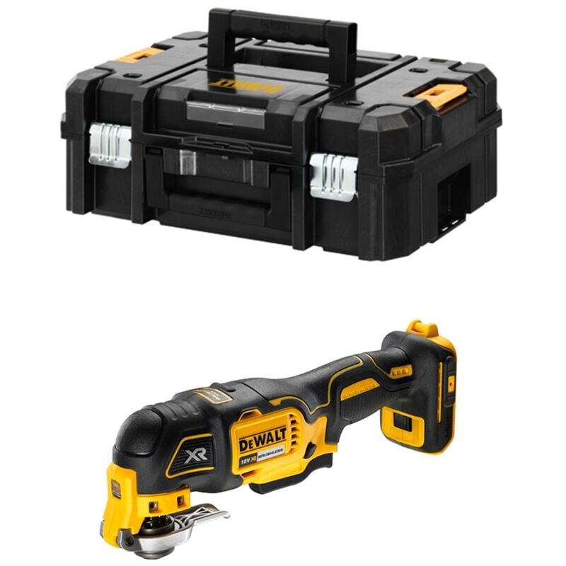 foto del prodotto utensile multifunzione 18v dewalt - macchina nuda + accessori + valigetta tstak - dcs355nt