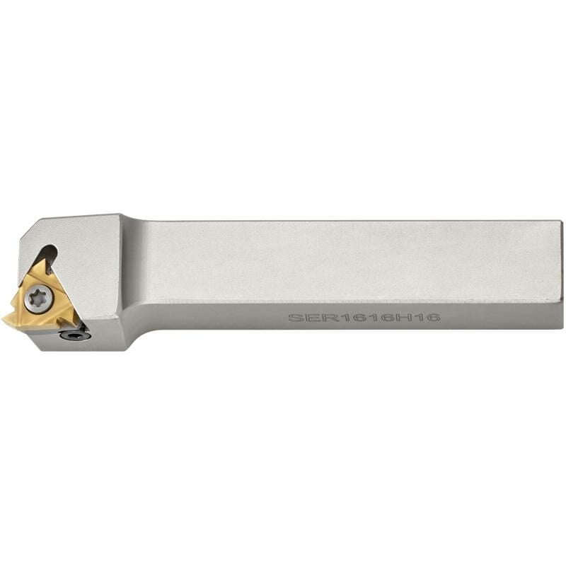 foto del prodotto utensile per filettatura esterna fervi ser16 con fissaggio a vite ad inserto 16er - stelo 16x16 mm