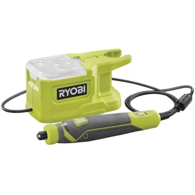foto del prodotto utensile rotativo compatto a batteria ryobi rrt18 0 18v, solo corpo macchina
