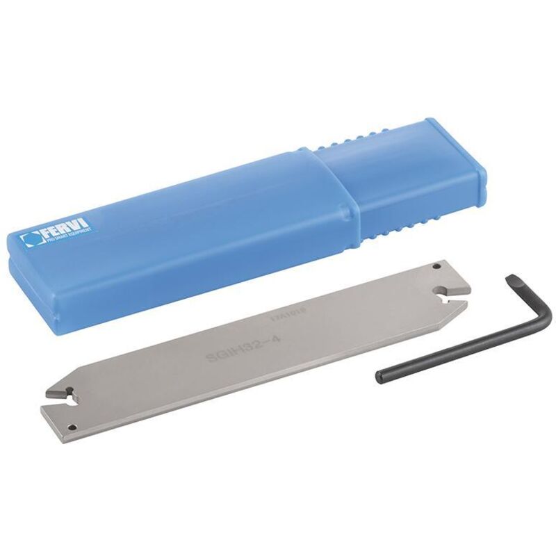 foto del prodotto utensile tornio per taglio esterno lama fervi sgih32/4 - spessore di taglio 4 mm