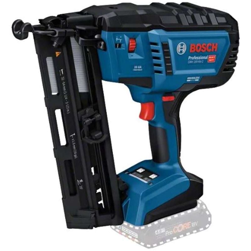 foto del prodotto utensili chiodatrice a batteria 18v 32 64 mm, senza batteria e caricabatterie 0601482100 bosch
